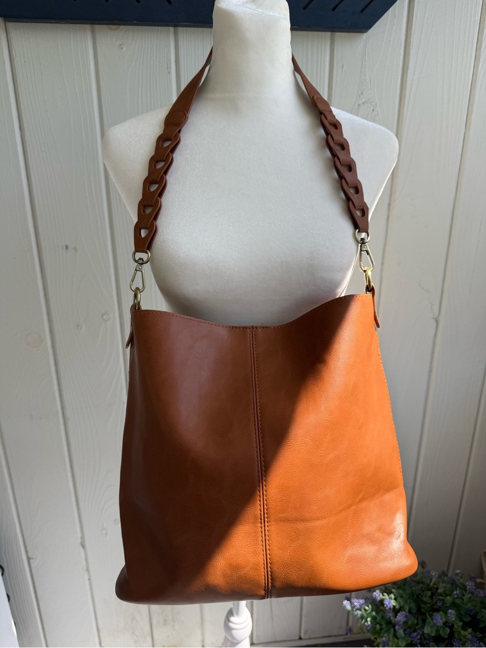 Classic Brown Shoulder Bag